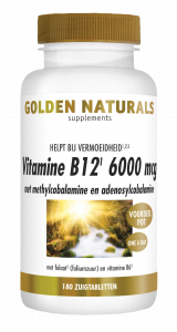 Aangepaste vaak rijk Buy Vitamin B12 6000 mcg? - GoldenNaturals.com