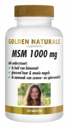 MSM 1000 mg 120 vegan capsules